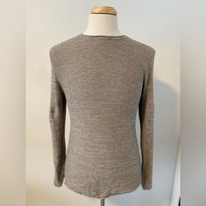 ONLY & SONS Men’s Light Heathered Brown Knit Sweater